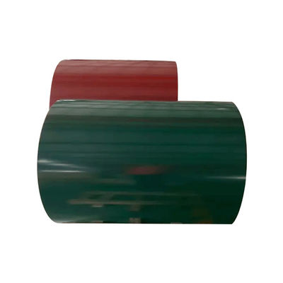 주문 DX51D 25±5μm 상층 코팅과 700~1250mm 너비로 지붕, 건설 및 가전 패널을 위한 미리 페인트 된 진열제철 코일 online manufacture