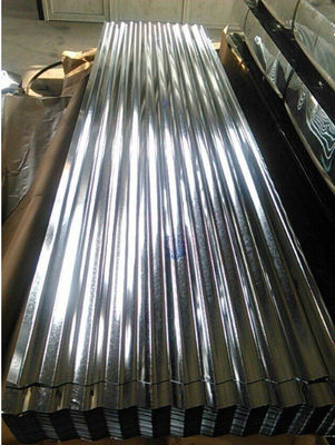 주문 JIS SGCC / SGCH / G550 650~1050mm의 효과적 폭과 최대 3600mm의 길이를 가진 코러브 된 진열 된 지붕 판 online manufacture