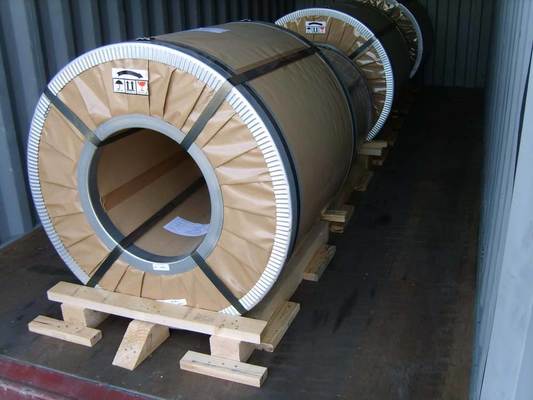 주문 0JIS C2552 ASTM A677M EN10106 1200mm/1220mm 너비와 10MT 코일 무게의 비지향 실리콘 스틸 코일 online manufacture