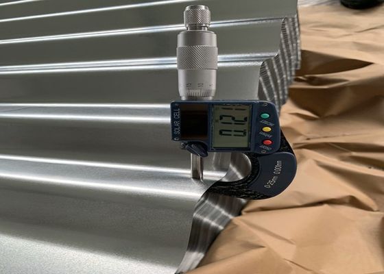 주문 SGCH 일반 스팽글 골함석 지붕 강판, 유효 폭 650mm, 아연 코팅 60-275g/m² online manufacture