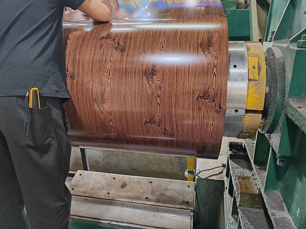 건축 패널 및 외부 클래딩용 PVDF 사전 도장 컬러 강판 코일 700–1250mm 폭, 180–320MPa 항복 강도