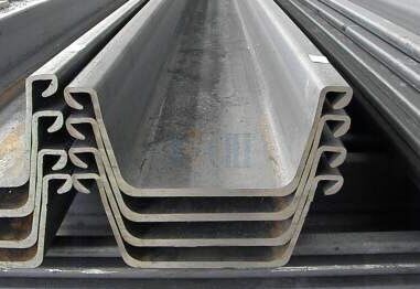 항구 및 Cofferdam 건설을 위한 U형 강철 잎 덩어리