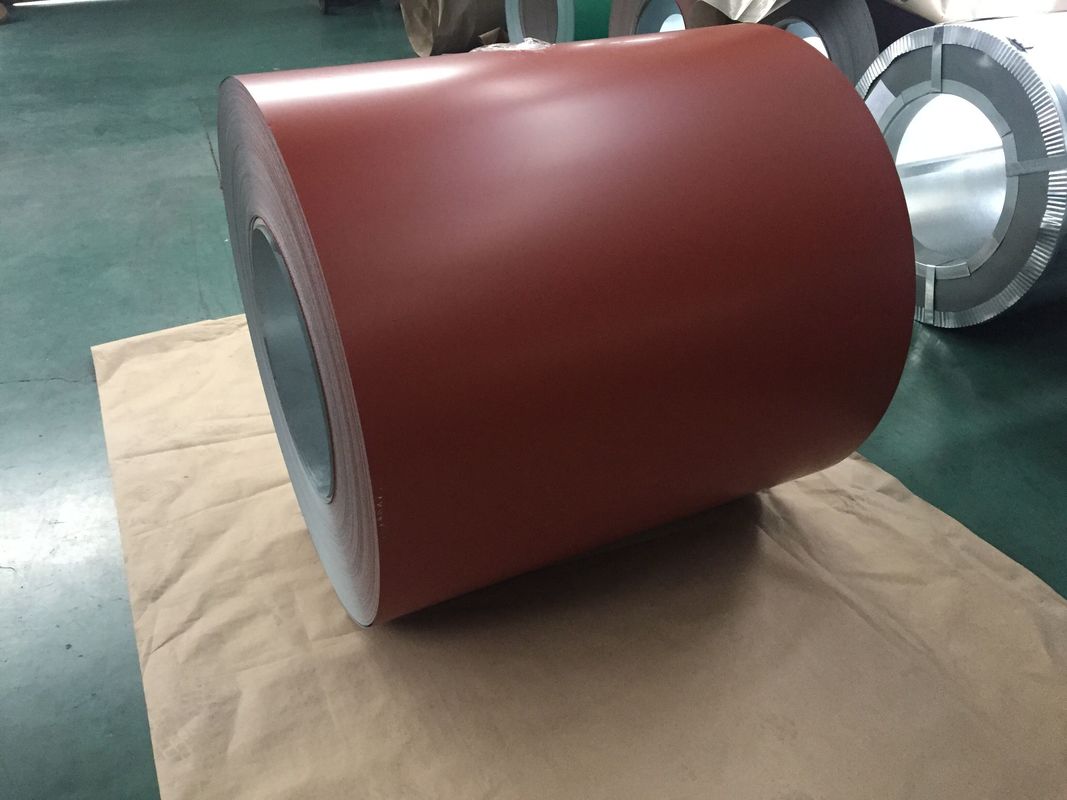 EN 10169 DX51D+Z 지붕 및 건설 패널에 대한 색상 코팅 철 코일 0.12~1.20mm 700~1250mm