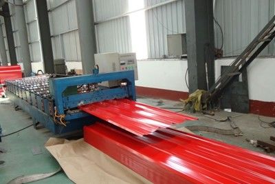 색상 JIS G3322 CGLCC ASTM A792 EN10169 DX51D+AZ 골판지 강철 지붕 시트